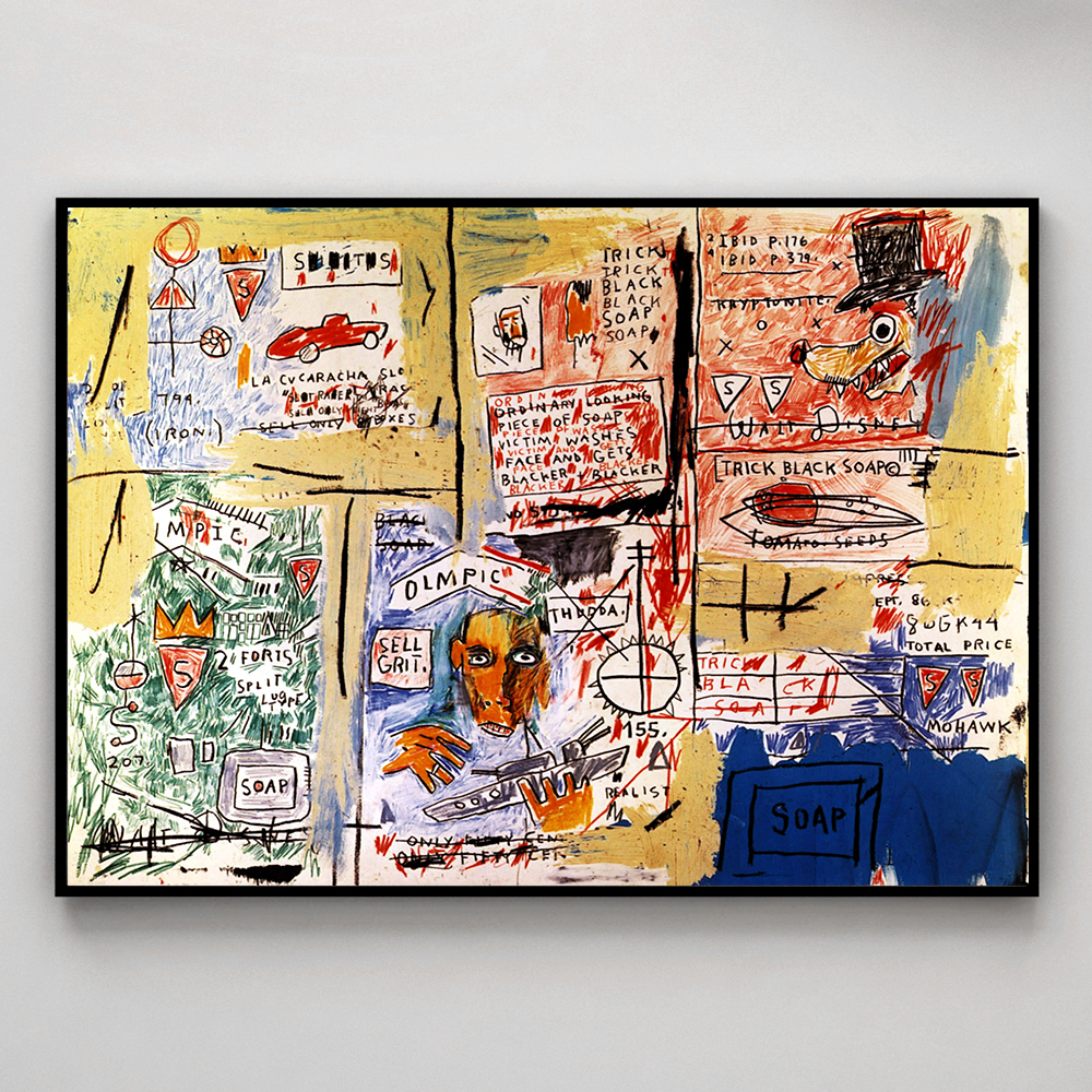 장 미셸 바스키아 인테리어 그림 액자 포스터 명화 27 Olympic 1983 - 상세 이미지 3