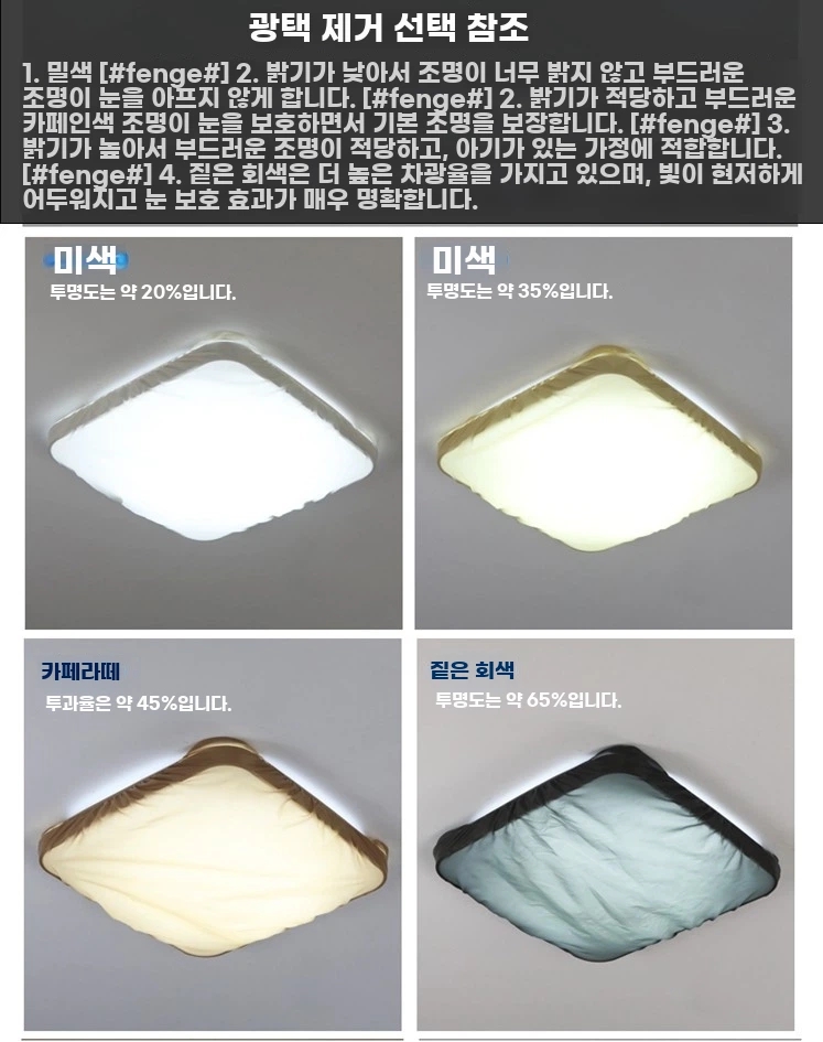 방지 전등 형광등 가리개 가리개 눈부심 커버 보호덮개 A. 구매를 위한 필독 참고 자료 - 상세 이미지 2