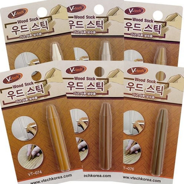 크레용 가구 흠집 제거 메꿈이 마루 흠집 보수 나무 스틱 - 상품 이미지