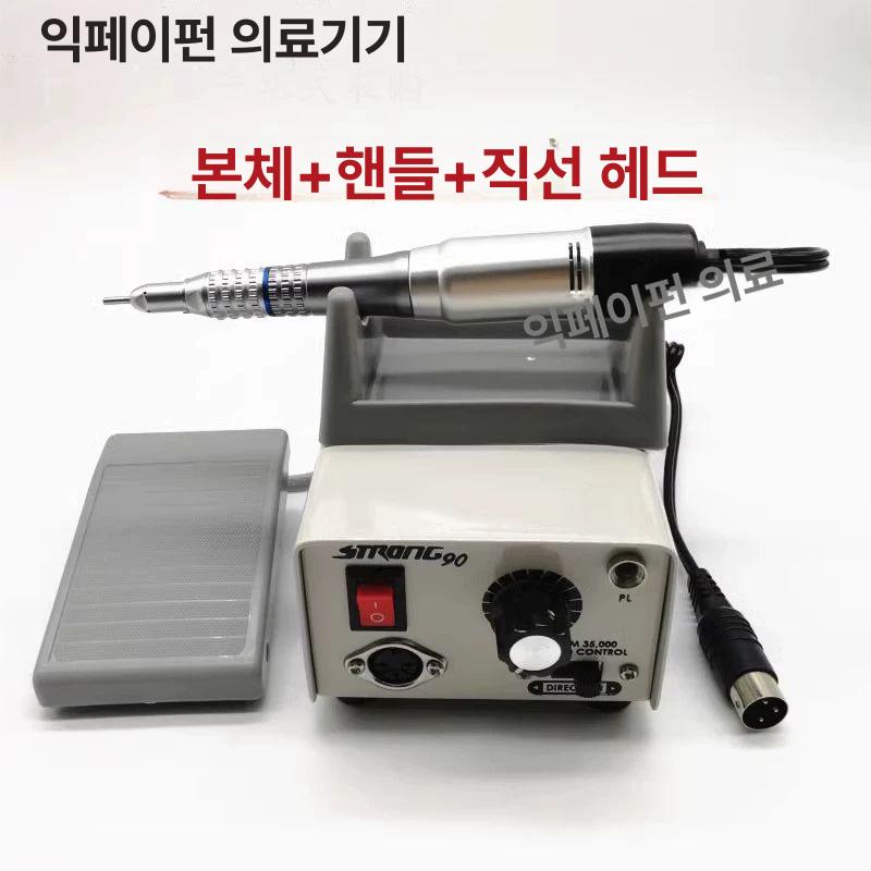 다기능 연삭기 그라인더 광택기 전동 일반 치아 구강 본체+핸들+고속 어댑터+직선 헤드 - 상세 이미지 4