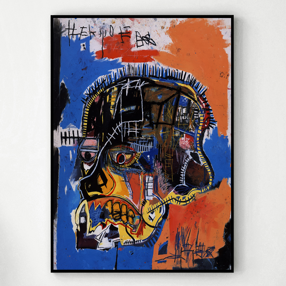 장 미셸 바스키아 인테리어 그림 액자 포스터 명화 7 Untitled, Skull 1981 - 상세 이미지 3