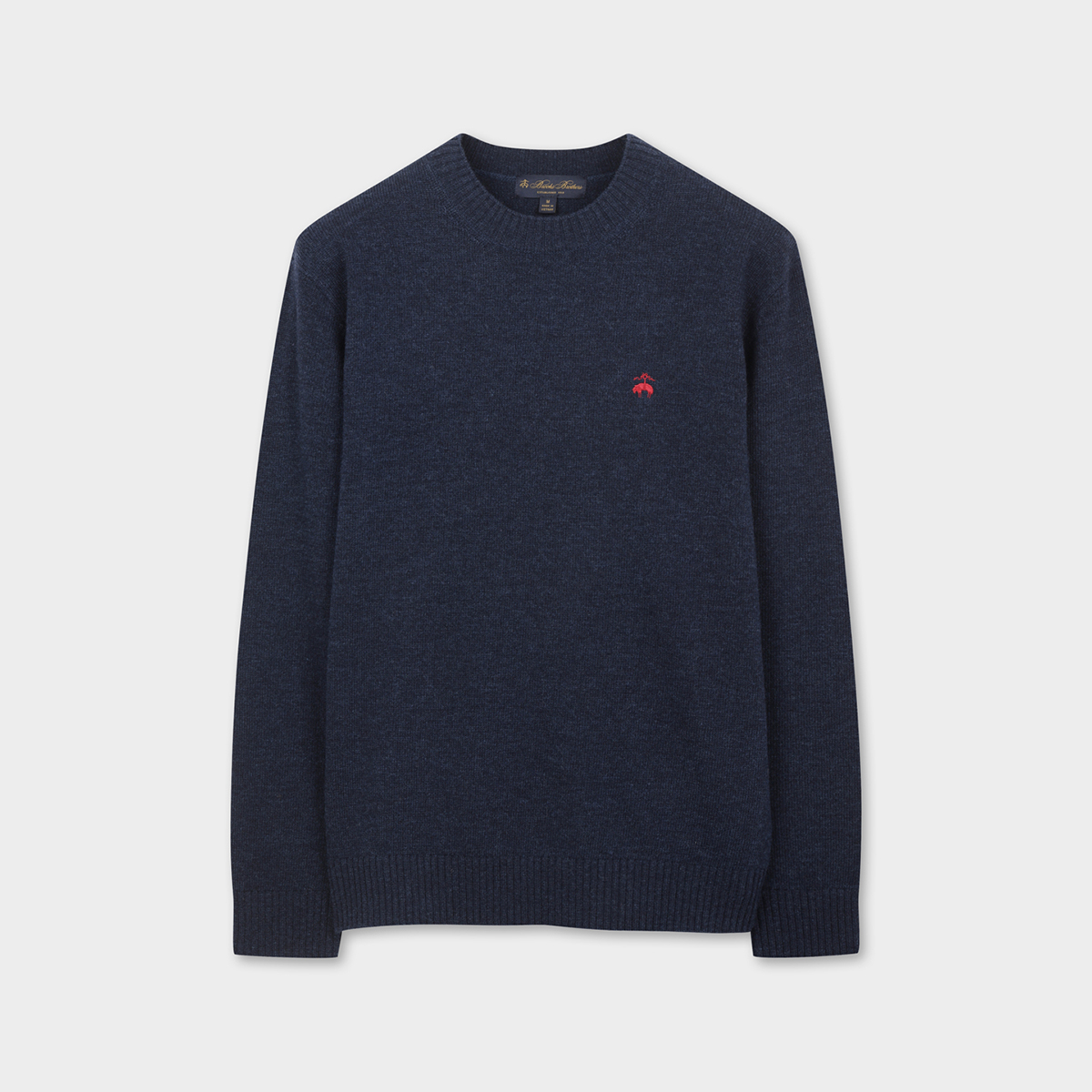 [브룩스브라더스] [Online Exclusive] 울 솔리드 풀오버 (네이비) (BBWRMOF413) 상세 이미지 4