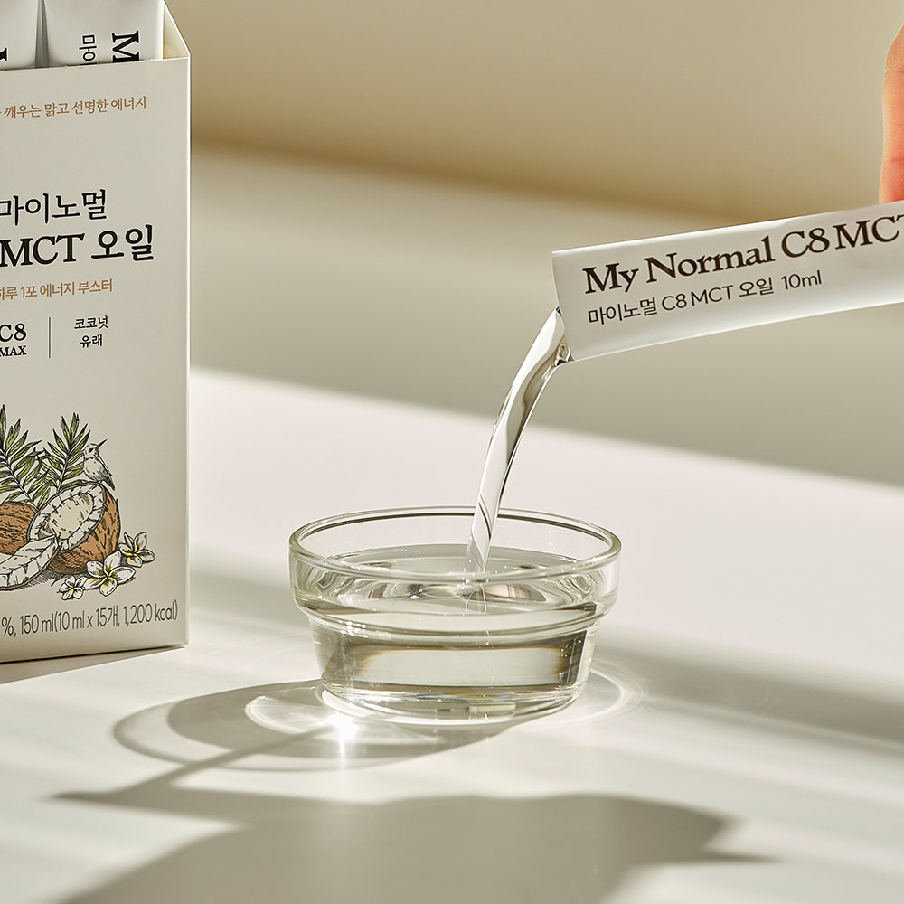 마이노멀 C8 MCT 오일 스틱 10ml 15포 코코넛 카프릴산 98% 저탄고지 이미지 2
