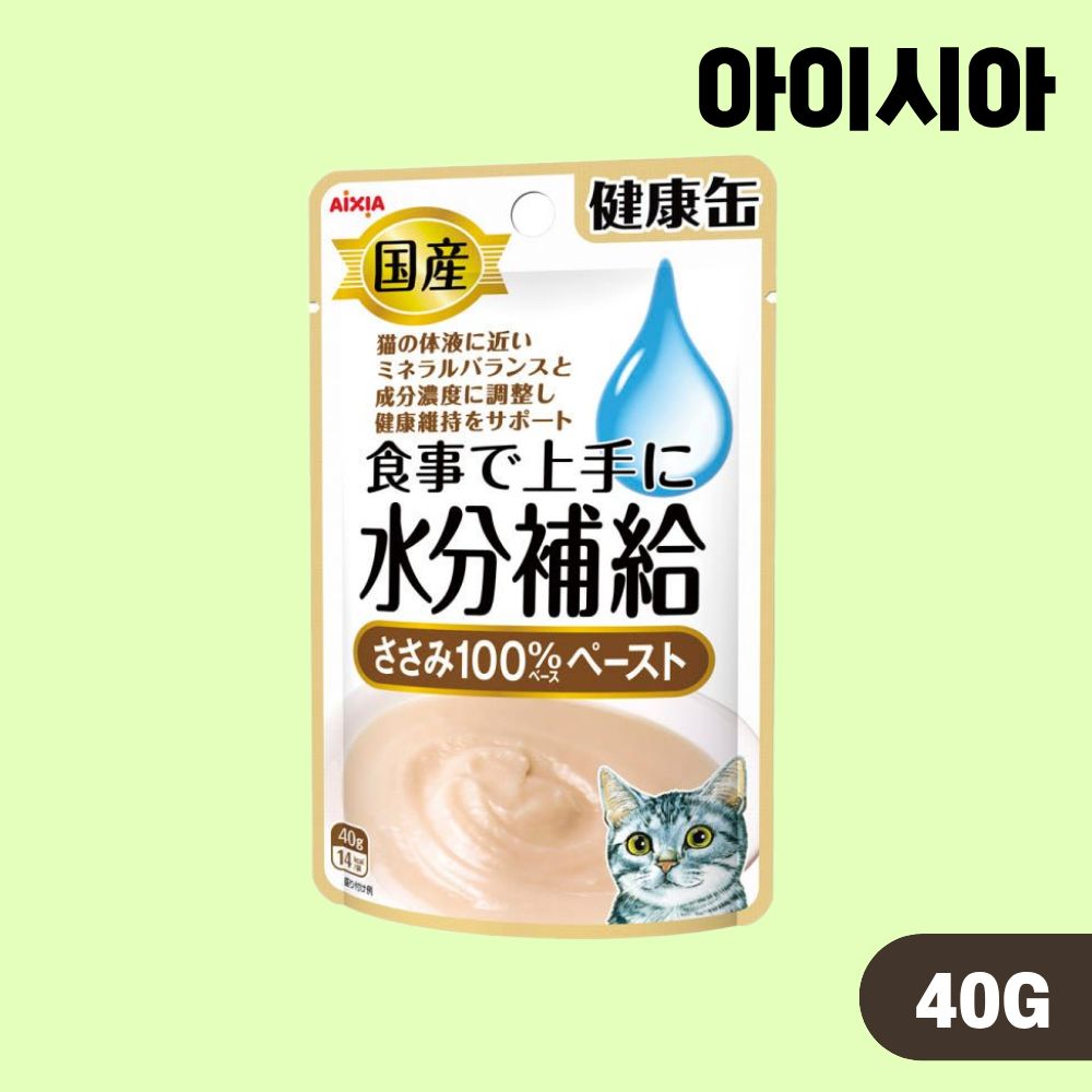 아이시아 건강캔파우치 고양이 습식 간식 6종 콤보, 40g, 12개 - 상세 이미지 3