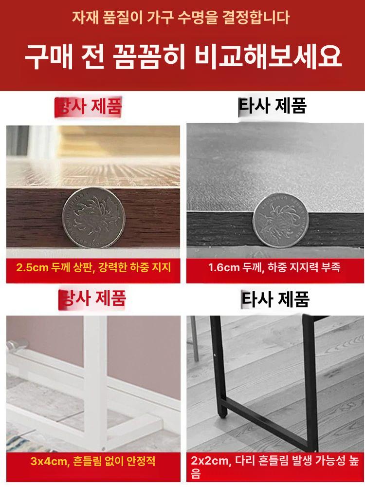 창가 쇼파 뒤 수납장 카페 베란다 협탁 침대 옆 수납 길이 120x너비 15x높이 80 표준모델 - 상세 이미지 2