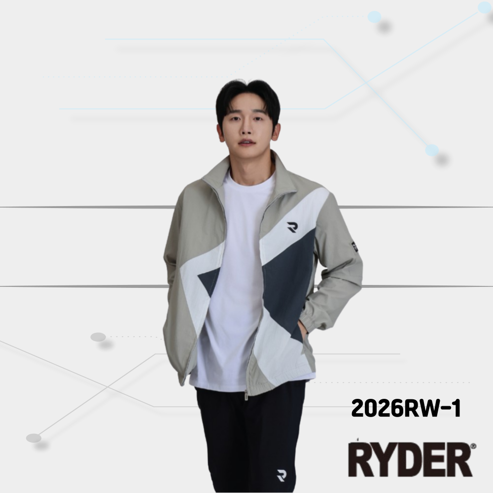 라이더 배드민턴 바람막이 아노락 긴팔 의류 2026 컬렉션 민턴로그 2026RW-1 - 상세 이미지 2