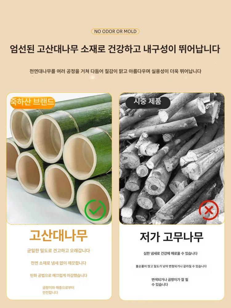 원목 코너 공간활용 수납 옷걸이 침실 선반 스탠딩 원룸 클래식 코너 월넛 - 상세 이미지 4