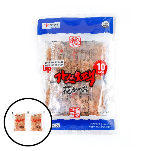 야마끼 소포장 하나 가쓰오부시 가쓰오팩 1g, 10개 - 메인 이미지