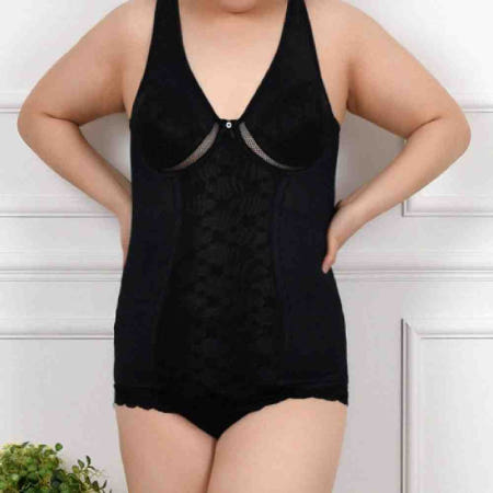 올몰 매쉬 B컵 치마형 바디쉐이퍼 올인원속옷 보정속옷올인원 바디쉐이프