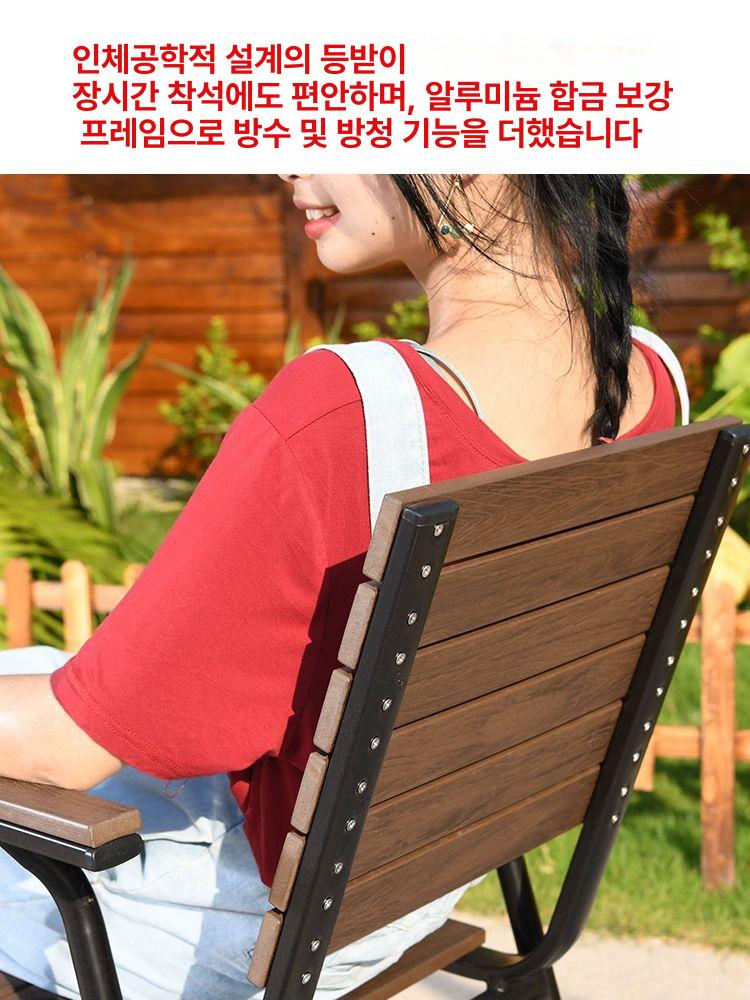 야외 테이블 행사용 바베큐 포장마차 옥상 접이식 원형 가로형 팔걸이 4 1 80cm평판정사각형테이블 - 상세 이미지 5