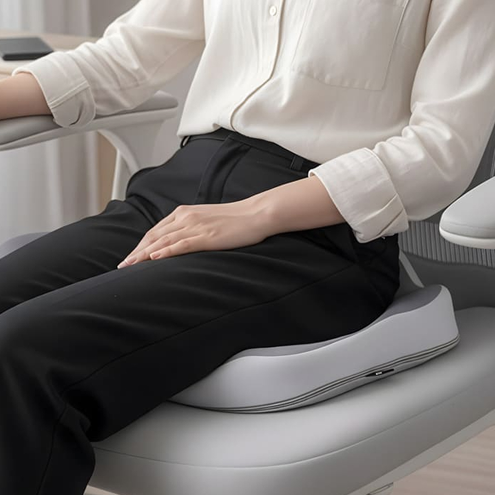 BNS 무중력 구름방석 2세트 메모리폼 자세 사무실 의자 프리미엄 방석 고밀도 인체 굴곡