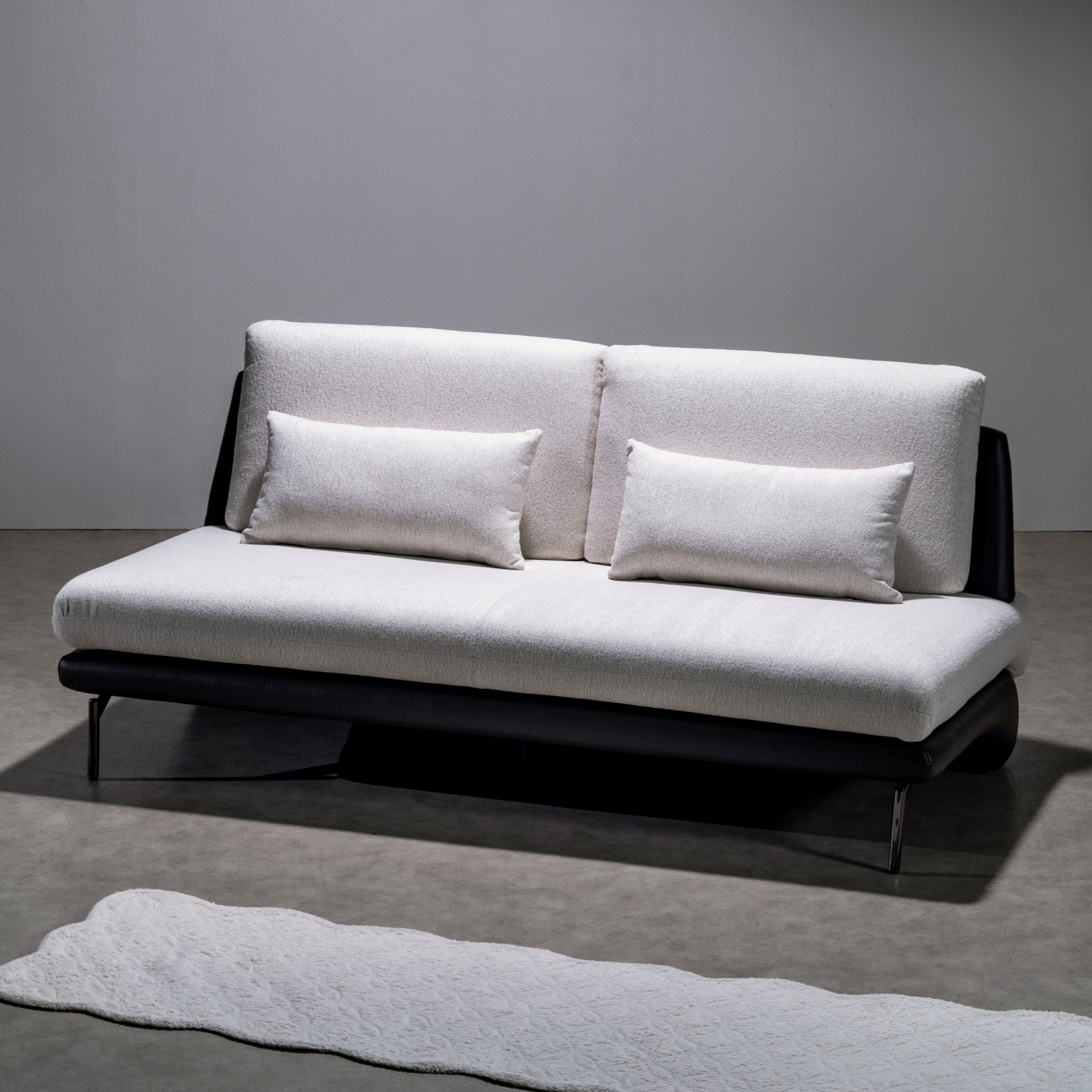 도무스 폴란드 레이븐 패브릭 국내주문제작 암리스 소파 아이보리, 2인용