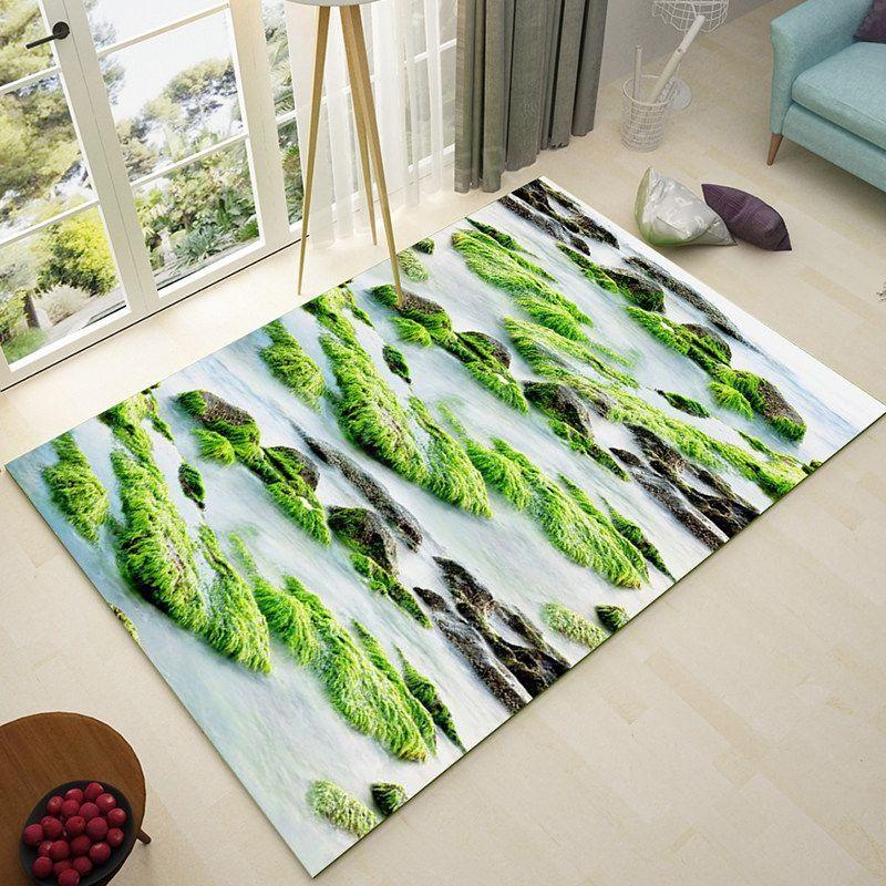 3D 입체 잔디 러그 카펫 거실 침실용 스타일 1 160x230cm - 상세 이미지 2