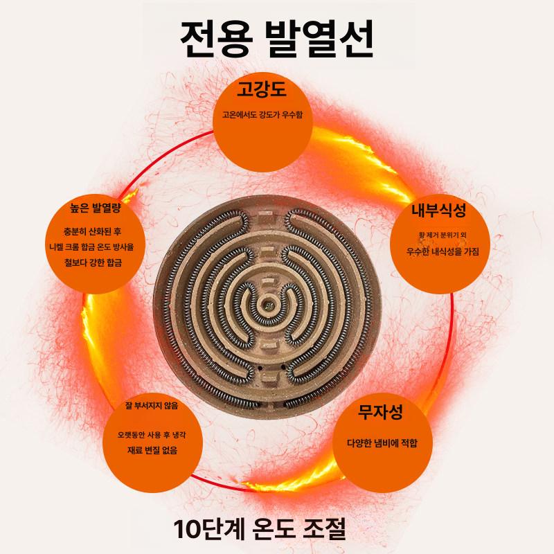 전기 핫플레이트 코일 대형 열판 인덕션 실험실 3000W - 상세 이미지 5