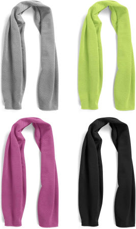 Yaozoon [해외]목과 얼굴용 쿨링 타월 4팩 헬스장 운동 캠핑 피트니스 러닝 요가 스포츠용 핫웨더 넥 랩 쿨러(Y-4PACK-03) Y-4pack-03