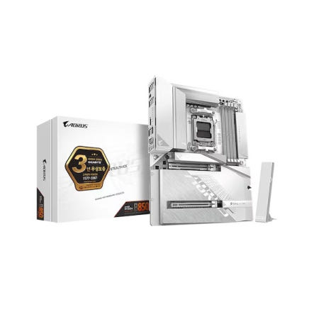 GIGABYTE B850 AORUS STEALTH ICE 제이씨현