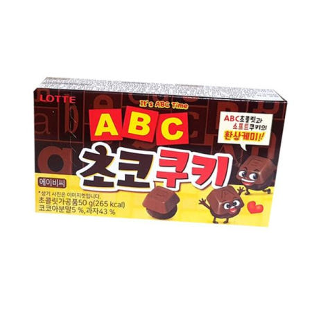 맛있는과자 롯데 ABC 초코쿠키 x 50g 8개