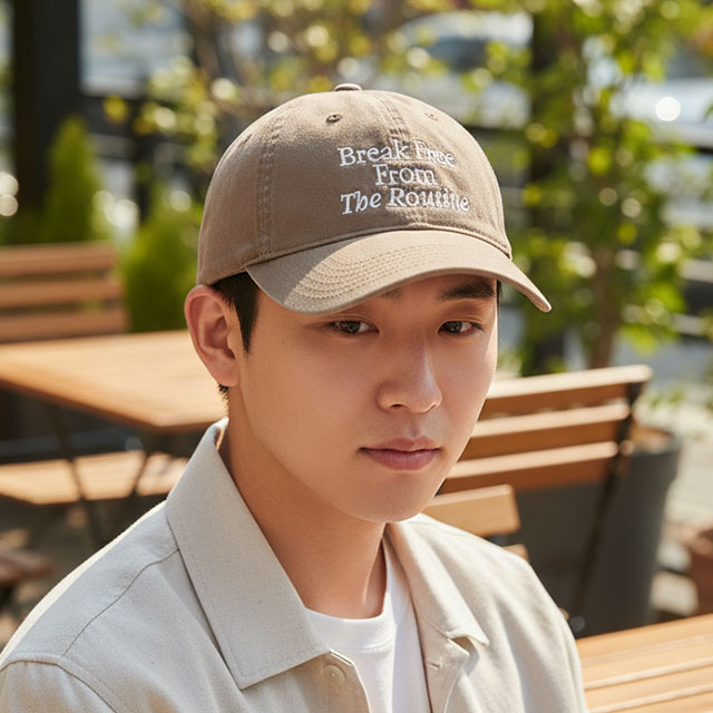 레터링 남자 여자 캡모자 소프트 볼캡 - 상세 이미지 3