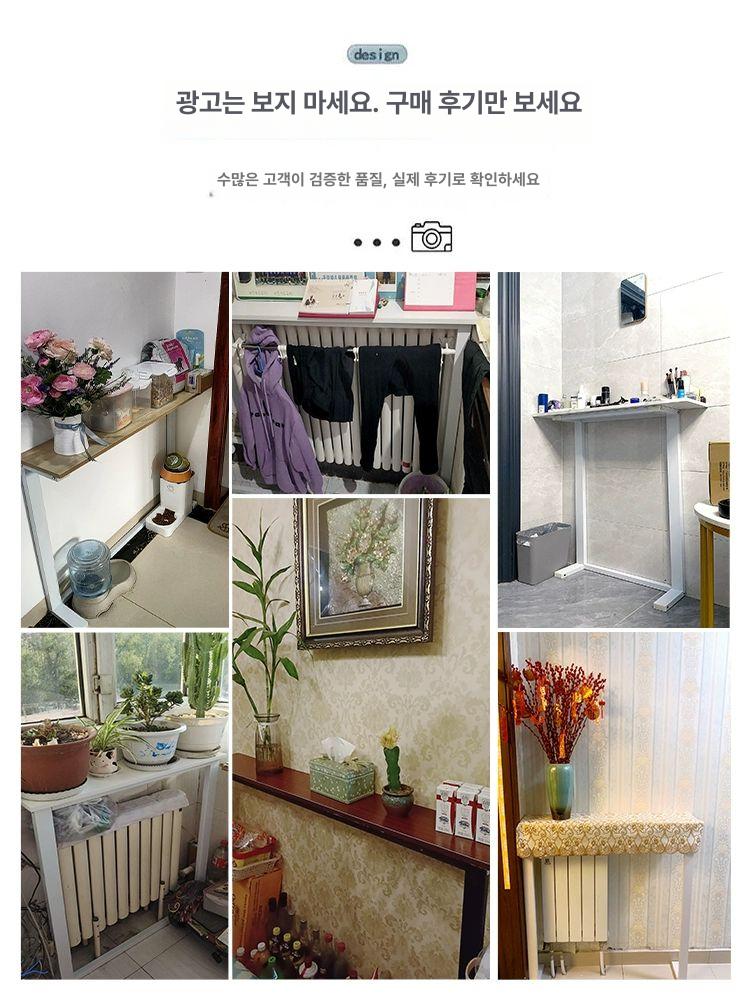 창가 쇼파 뒤 수납장 카페 베란다 협탁 침대 옆 수납 길이 120x너비 15x높이 80 표준모델 - 상세 이미지 5
