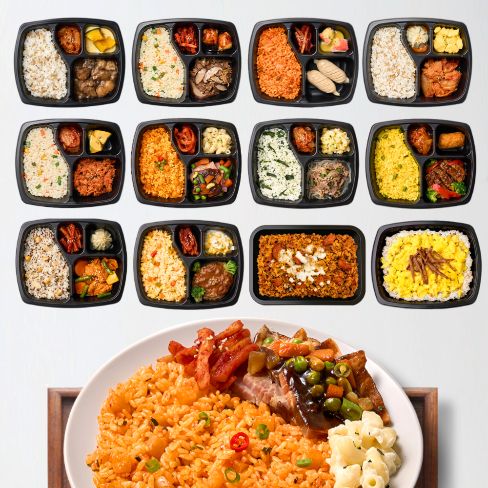 단백질도시락 12종 도시락배달 저녁식사 식단 점심 아침식사 탄단지 매일 반찬 2주 헬스 - 상품 이미지