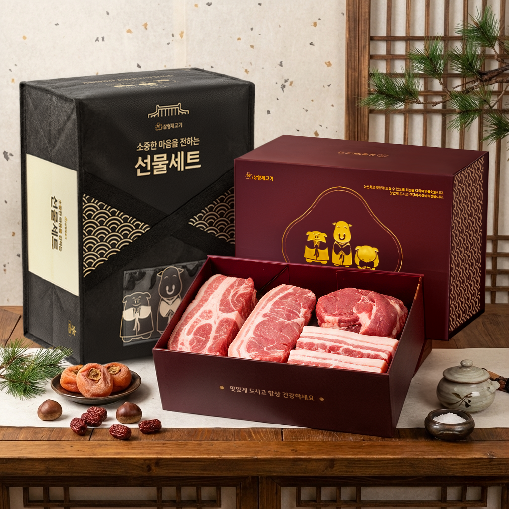 한돈선물세트 삼겹살 목살 가브리살 항정살 갈매기살 등갈비 추석 설날 기업 단체 어버이날선물 - 상세 이미지 2
