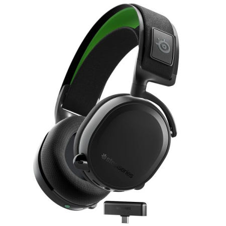 SteelSeries [해외]30시간 배터리, USB-C 충전 및 원활한 멀티 플랫폼 호환성을 갖춘 Xbox Series X|S용 Steel Arctis 7X+ 무선 차세대 게임 성능 헤드셋
