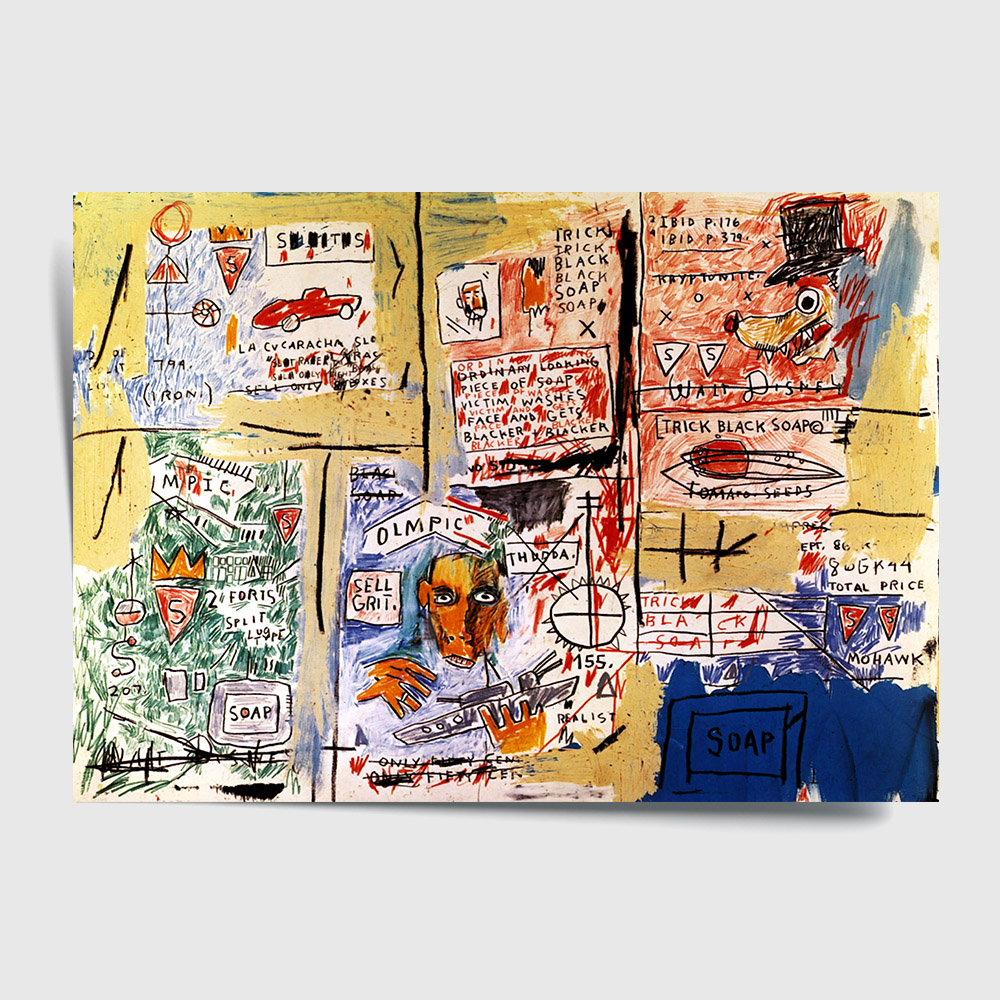 장 미셸 바스키아 인테리어 그림 액자 포스터 명화 27 Olympic 1983 - 상세 이미지 2