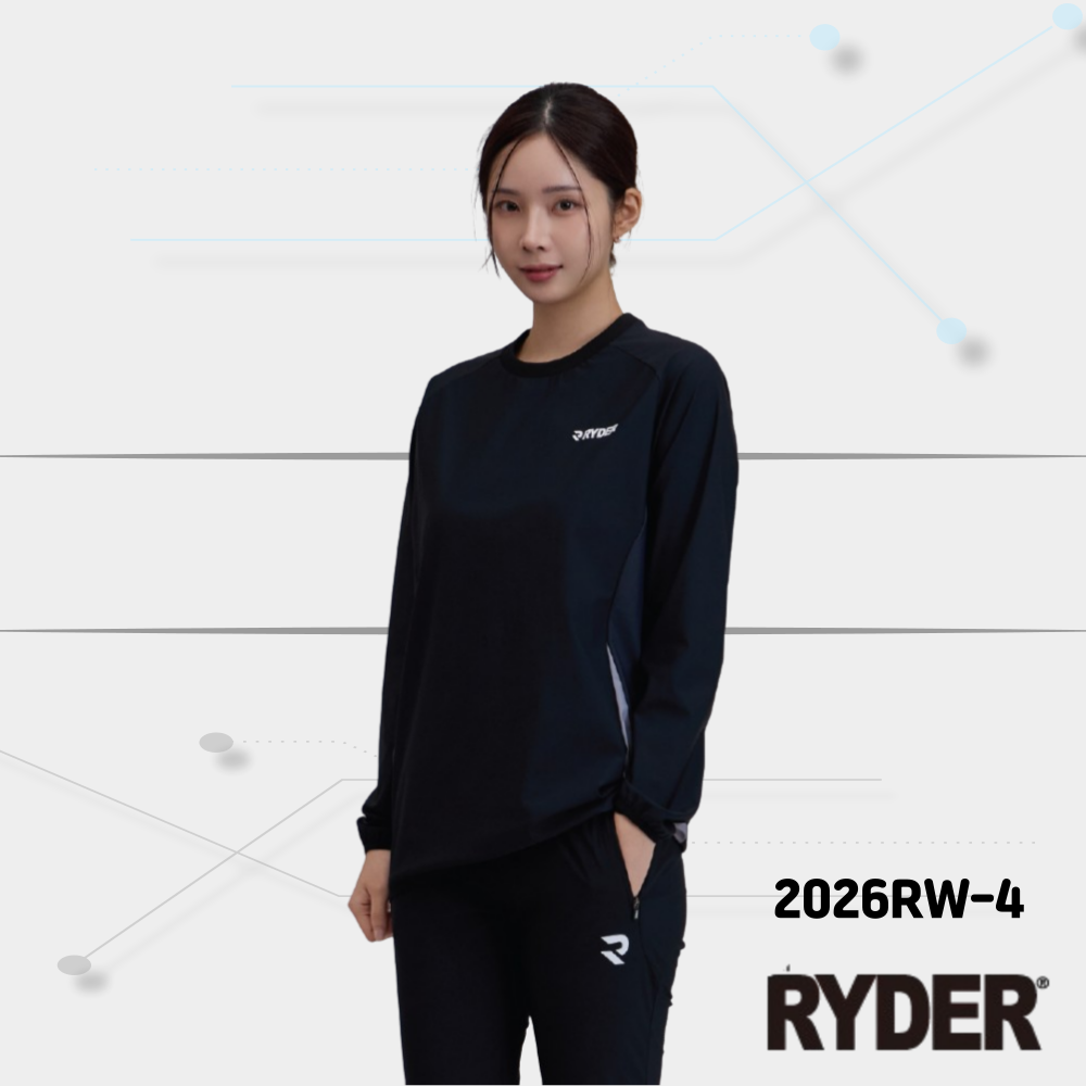 라이더 배드민턴 바람막이 아노락 긴팔 의류 2026 컬렉션 민턴로그 2026RW-1 - 상세 이미지 5