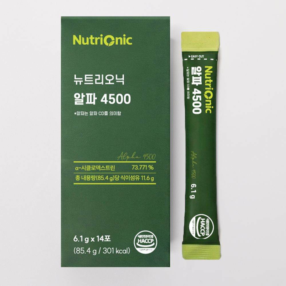 [6+3] 뉴트리오닉 알파4500 알파CD 알파시디 알파시클로덱스트린 14포, 9개 - 상세 이미지 2
