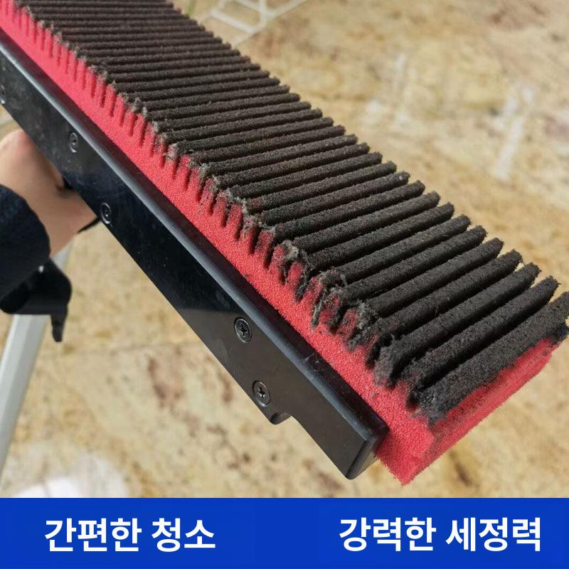쇼핑몰 청소도구 스위퍼 세트 에스컬레이터 밀대 청소기 평면 60cm 텔레스코픽봉V자형스펀지1개포함 - 상세 이미지 3