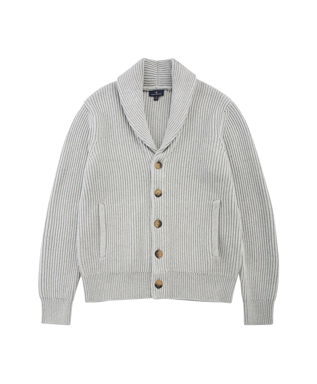 [브룩스브라더스] 코튼 립 숄 가디건 (그레이) (BBWCMF8677WES) 상세 이미지 2