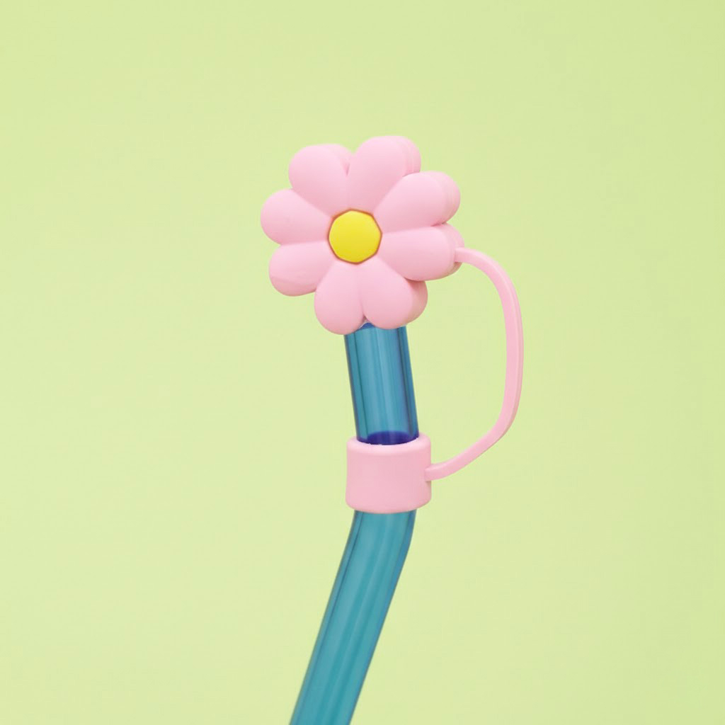 [호환] 텀블러 빨대 마개 스탠리 커버 텀꾸 스타벅스 캡 플라워 - 상세 이미지 5