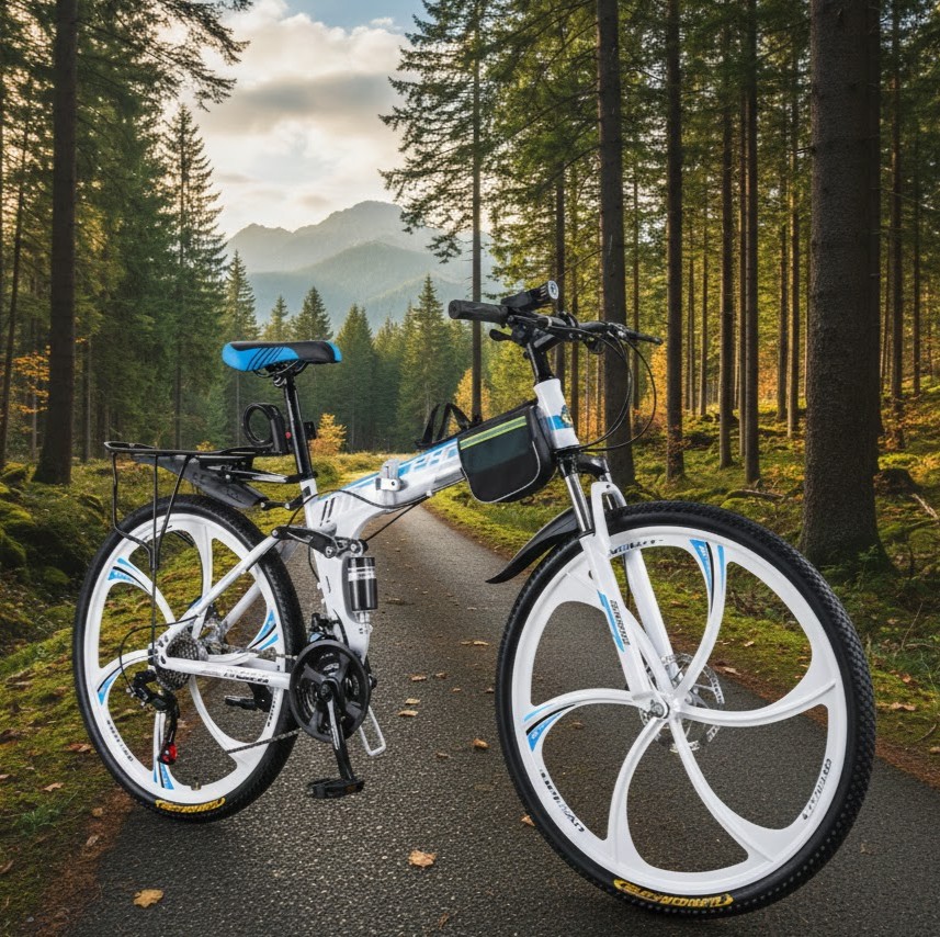 miraemoa MTB 자전거 접이식자전거 산악자전거 입문용 출퇴근 24인치 26인치 24단 기어 - 상세 이미지 2