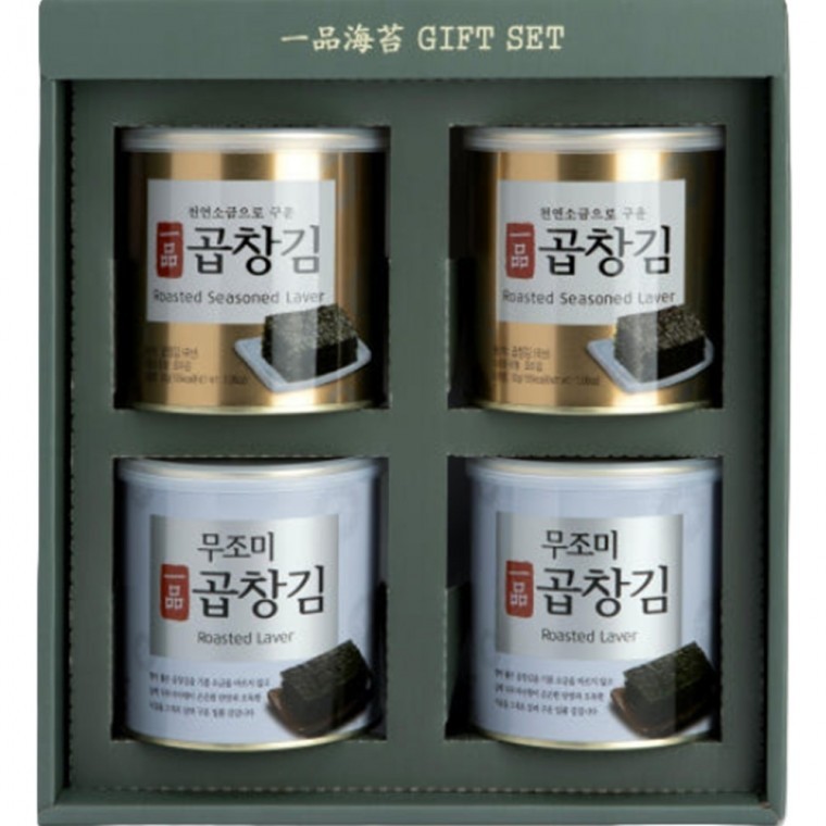 도모아 일품 곱창김 30g 2캔 무조미 22g 김선물세트 설 선물세트 추석 명절