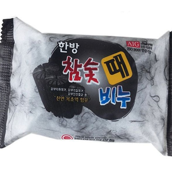 부드러운 참숯 때비누 세신용 목욕 때비누 바디 각질 제거 피부 - 상품 이미지