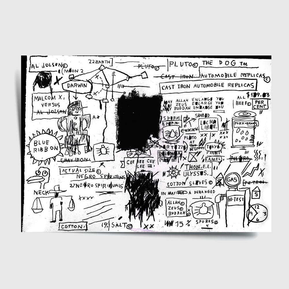 장 미셸 바스키아 인테리어 그림 액자 포스터 명화 29 Replicas 1983 - 상세 이미지 3