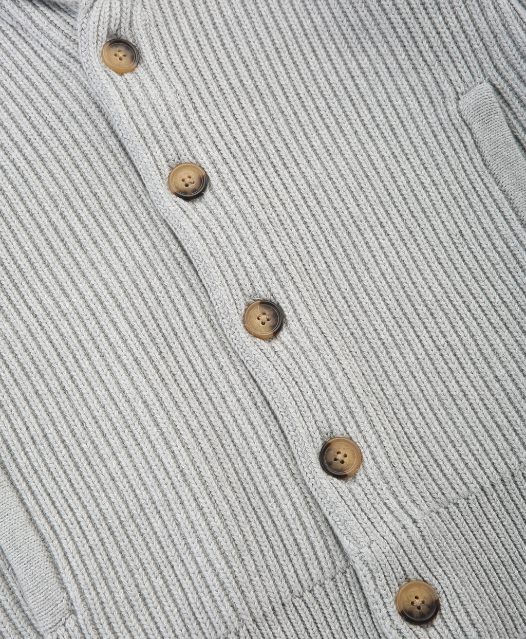 [브룩스브라더스] 코튼 립 숄 가디건 (그레이) (BBWCMF8677WES) 상세 이미지 5