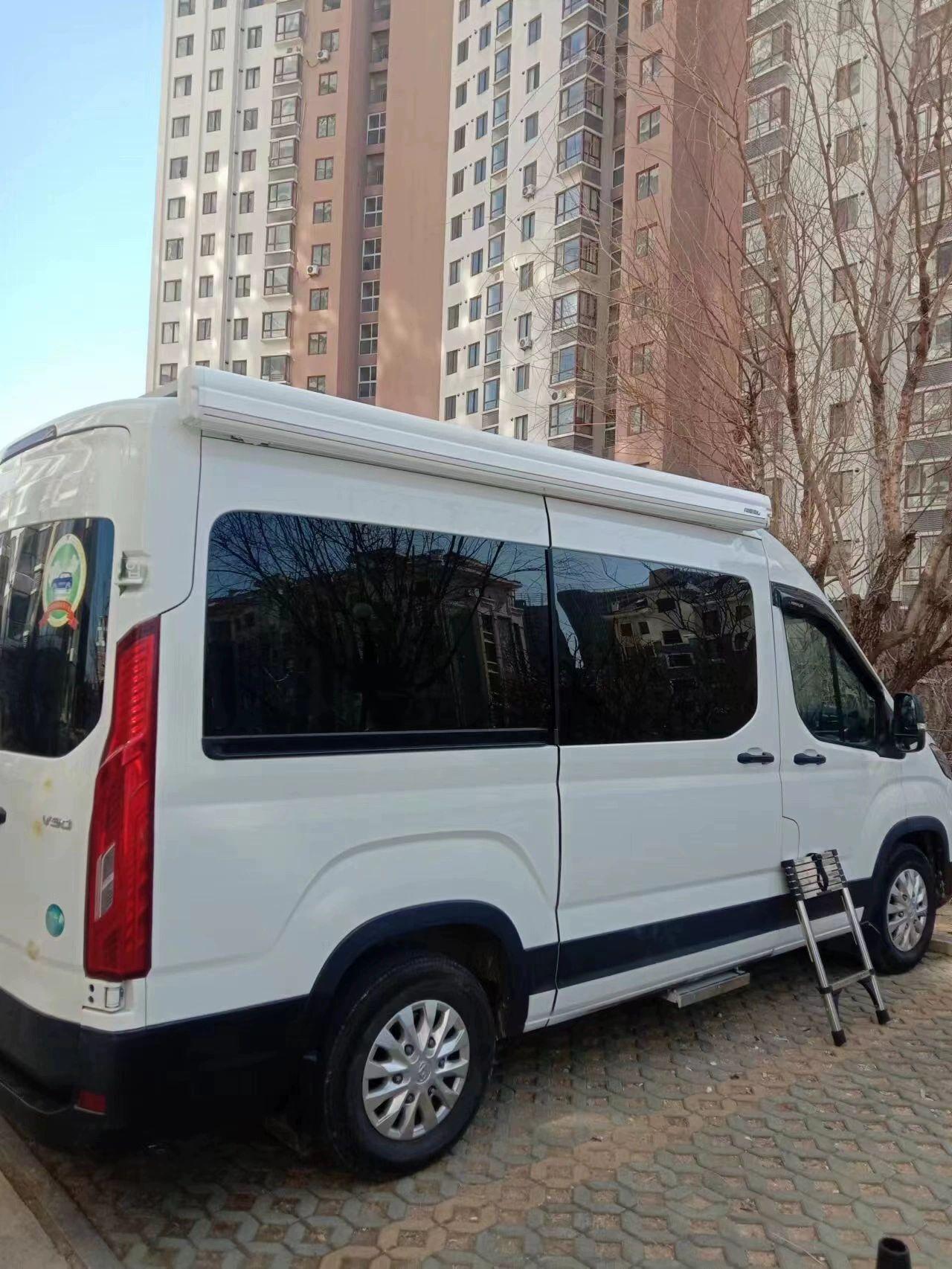 캠핑카 어닝 사이드타입 벽면체결식 야외용 그늘막 전자동 수동 2m 1.5m 화이트 맞춤 비추천 - 상세 이미지 4