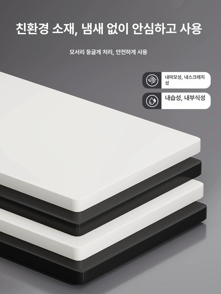 듀얼 모니터 거치대 암형 세로 거치 지원 브라켓 호환 화이트 100cm - 상세 이미지 5