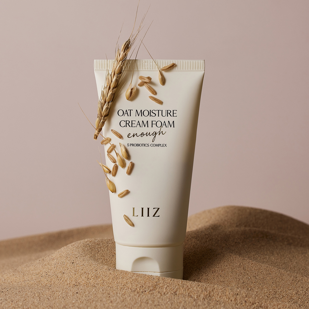 쫀광폼 리즈 오트 이너프 모이스처 크림 폼 100ml 촉촉한 미산성 클렌징 클렌징폼 - 상세 이미지 3