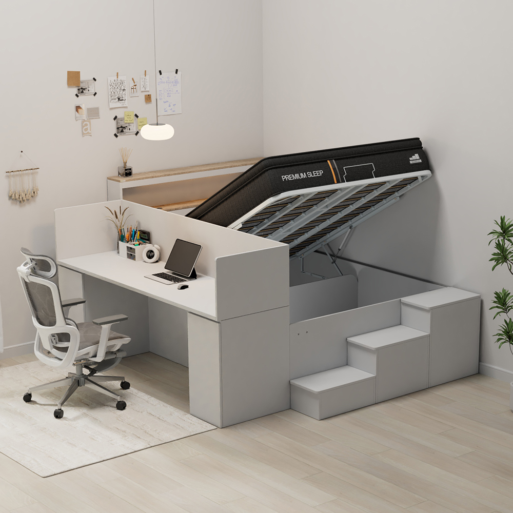 스스디 제니 리프트업 SE0 수납 침대 프레임 SS 슈퍼싱글 높이 400 가로형