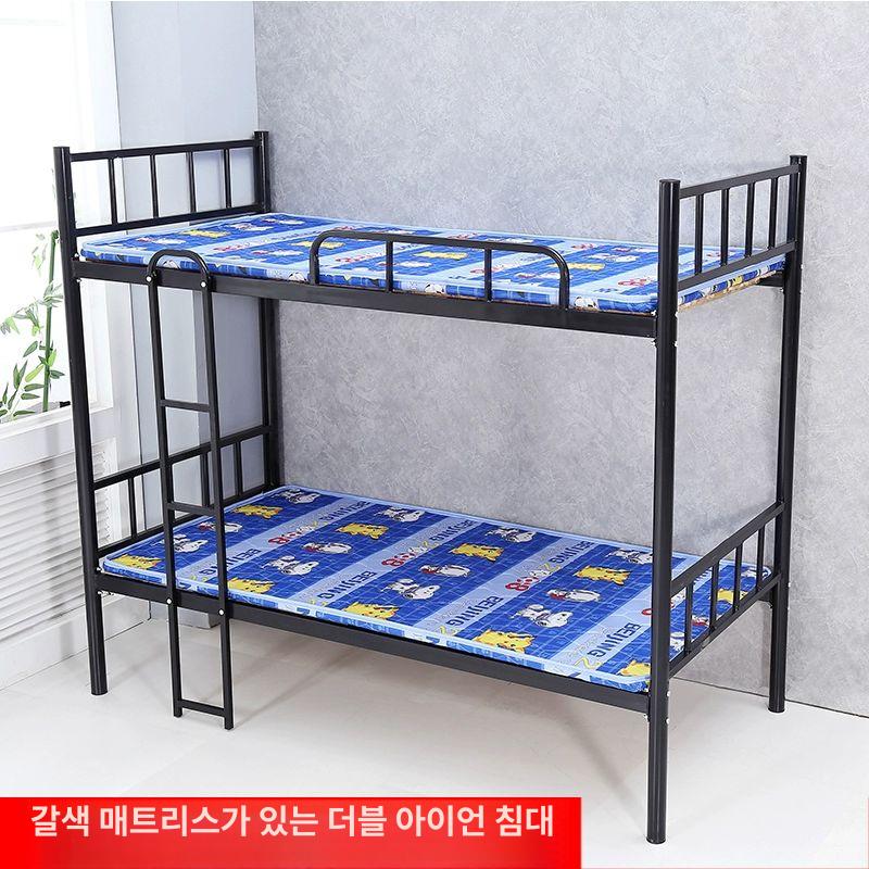 이층 게스트하우스 철제 기숙사 조립식 복층침대 원룸 90cm x 두꺼운 철판 기타 - 상세 이미지 4