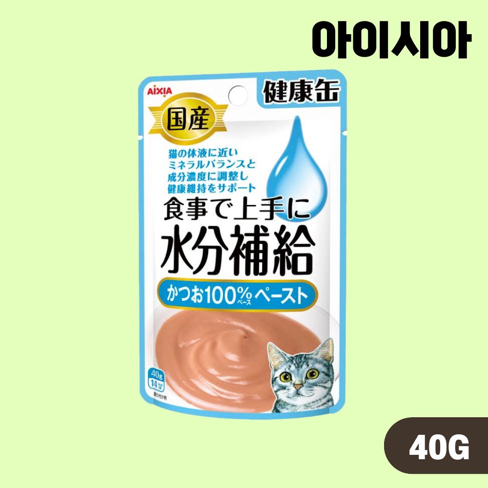 아이시아 건강캔파우치 고양이 습식 간식 6종 콤보, 40g, 12개 - 상세 이미지 2