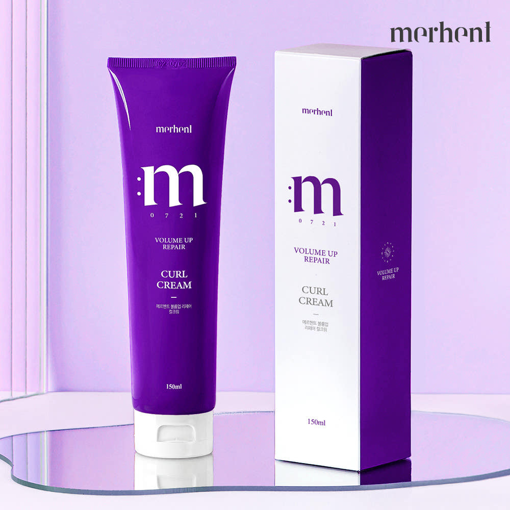 1+1 메르헨트 헤어 에센스 컬크림 150ml 아르간 오일 컬링 볼륨 남자 여자 - 상품 이미지
