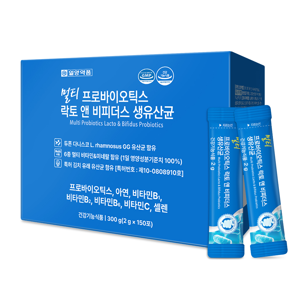 일양약품 프로바이오틱스 비피더스 생 장 유산균 여성 임산부 어린이 150포, 1개 - 상품 이미지