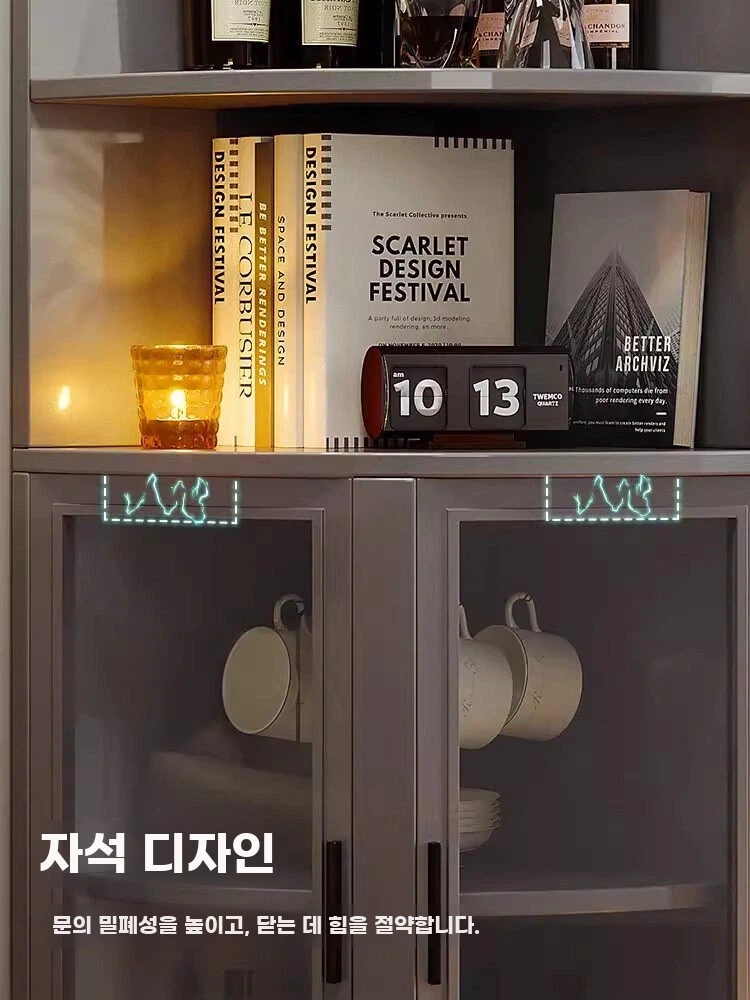 원목 코너 수납장 책장 공간활용 우 C. 특별가 오늘 한정 5개 18150cm 포그 그레이 - 상세 이미지 5