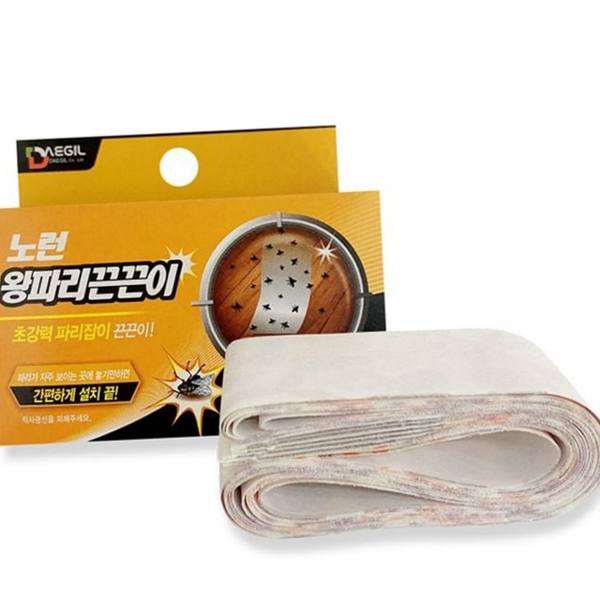 점착식 파리 끈끈이 테이프 해충 끈끈이 날벌레 가정용 - 상품 이미지