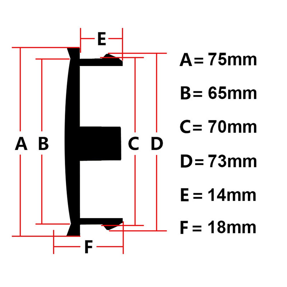 66MM OD 커버 79MM ID 4PCS OZ 56MM 로고 54MM 휠캡 투명 실버 베이스 타입 코딩 - 상세 이미지 2
