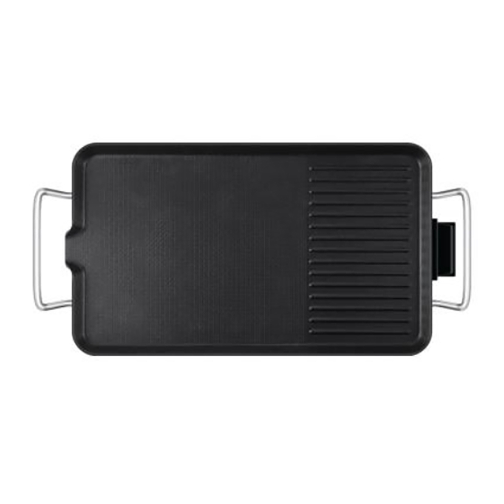 올위버 전기그릴 고기 전기불판 삼겹살 굽는기계 와이드 그릴팬 고기불판 전부침기 077