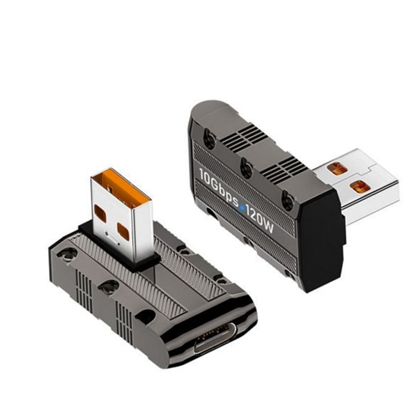 직각 usb c 젠더 자커넥터 c 타입 젠더 충전 데이터 - 상품 이미지